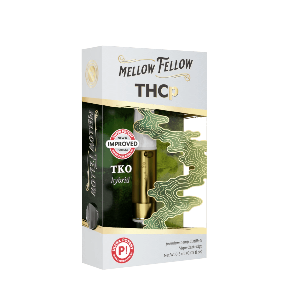 THCp 0.5ml Vape Cartridge - TKO (Hybrid) - Mellow Fellow
