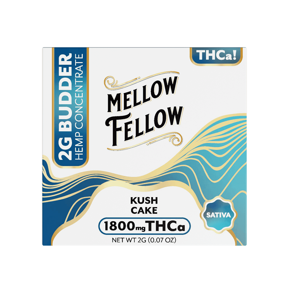 THCa 2g Budder Jar - Kush Cake (Sativa) - Mellow Fellow