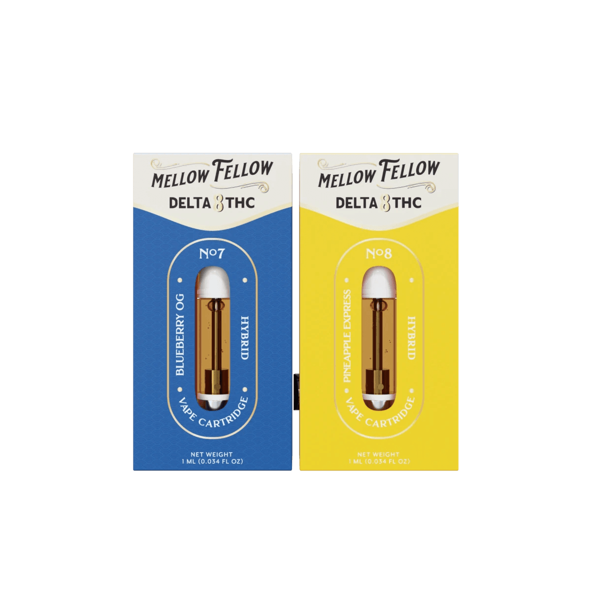 Delta 8 1ml Vape Cartridge Bundle (2 Pack) | Hybrid