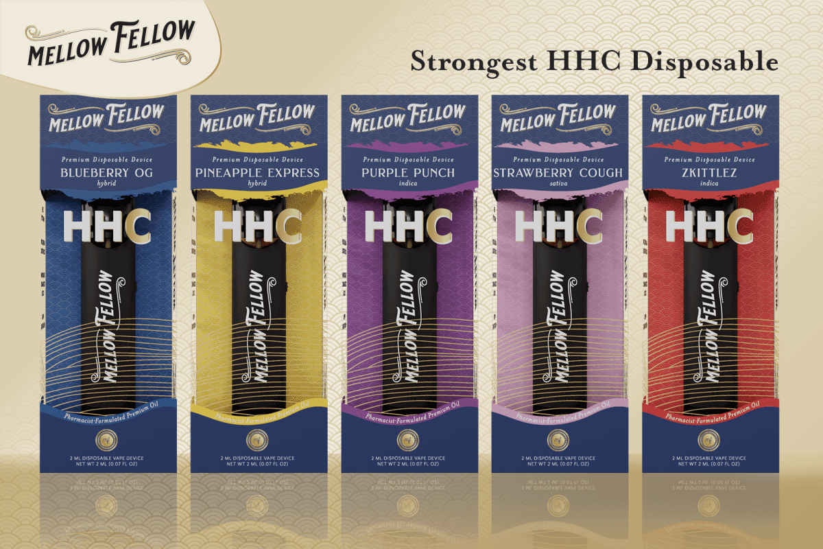 Strongest HHC Disposable - Mellow Fellow