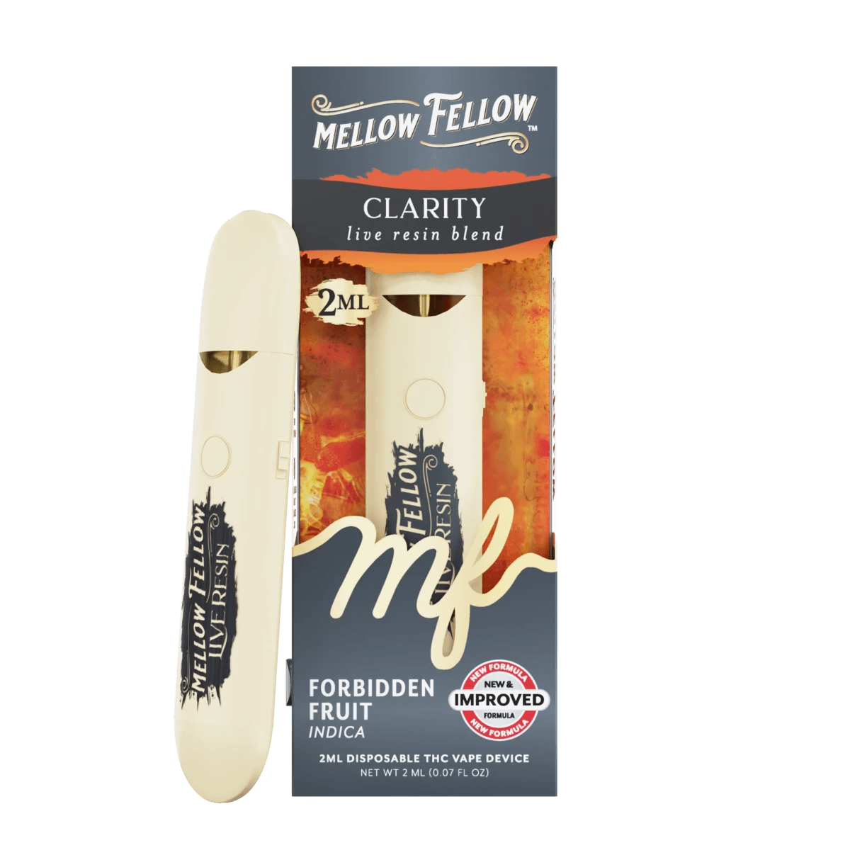 Clarity Blend 2ml Live Resin Disposable Vape - Forbidden Fruit (Indica)