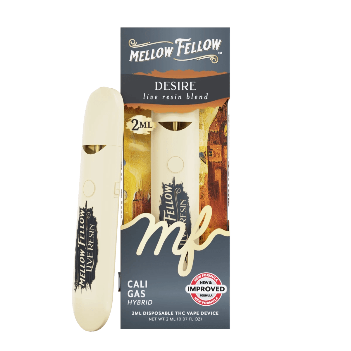 Desire Blend 2ml Live Resin Disposable Vape - Cali Gas (Hybrid)