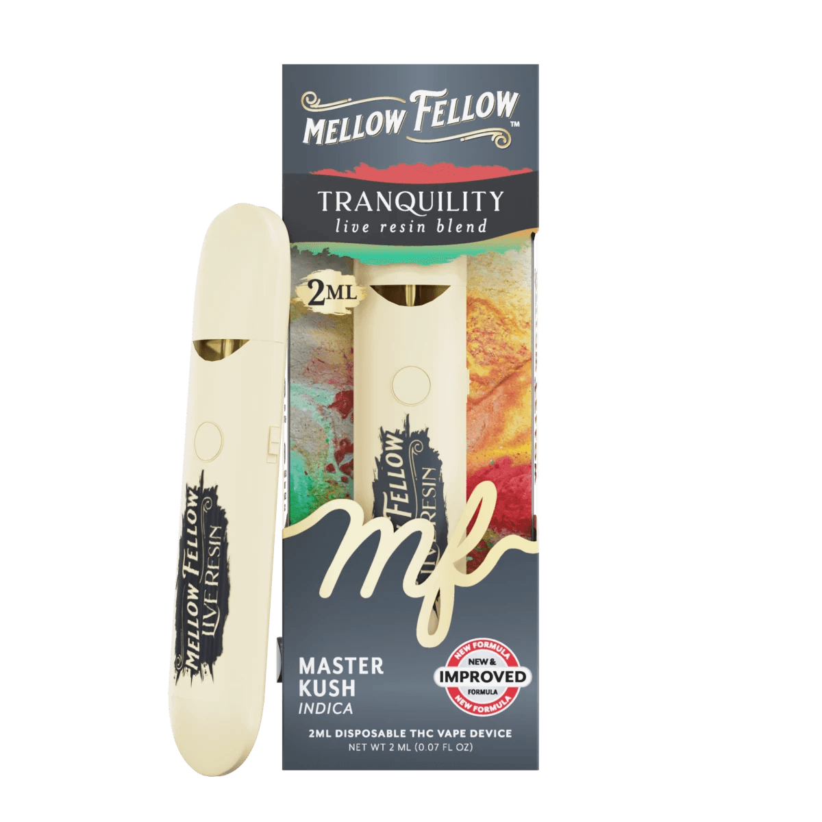 Tranquility Blend 2ml Live Resin Disposable Vape - Master Kush (Indica)