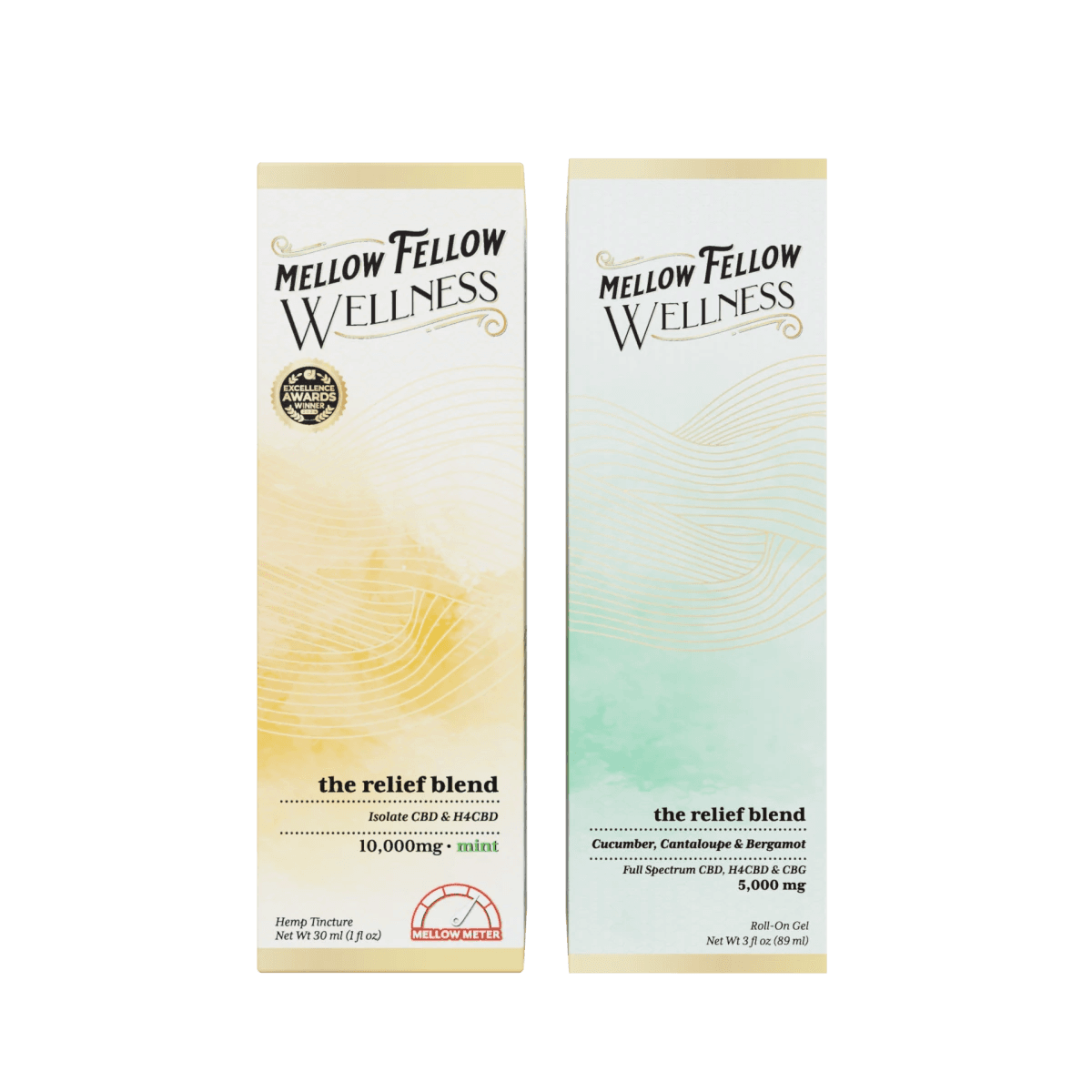 Vigor Blend Tincture Bottle / Relief Blend Roll-On Cucumber
