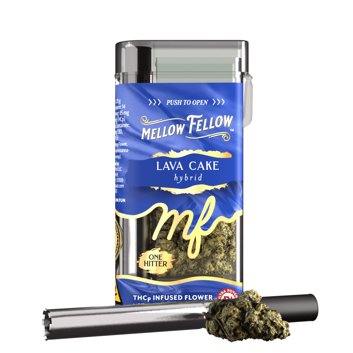 THCp 3.5g Infused Flower + One Hitter - Lava Cake (Hybrid)