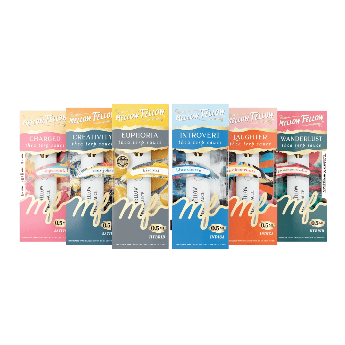 Terp Sauce 0.5ml Disposable Vapes Bundle 6 Pack