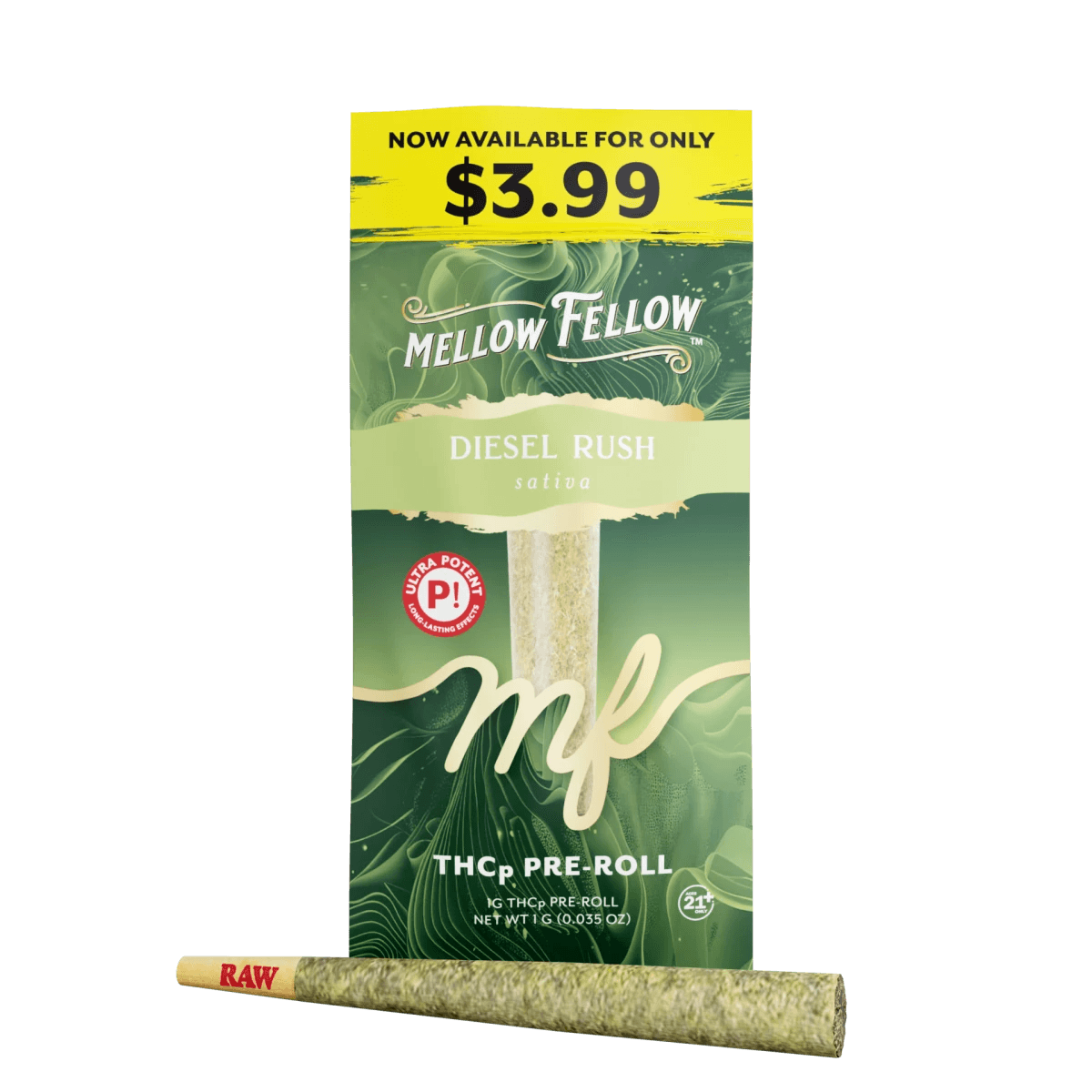THCp 1g Preroll - Diesel Rush (Sativa)