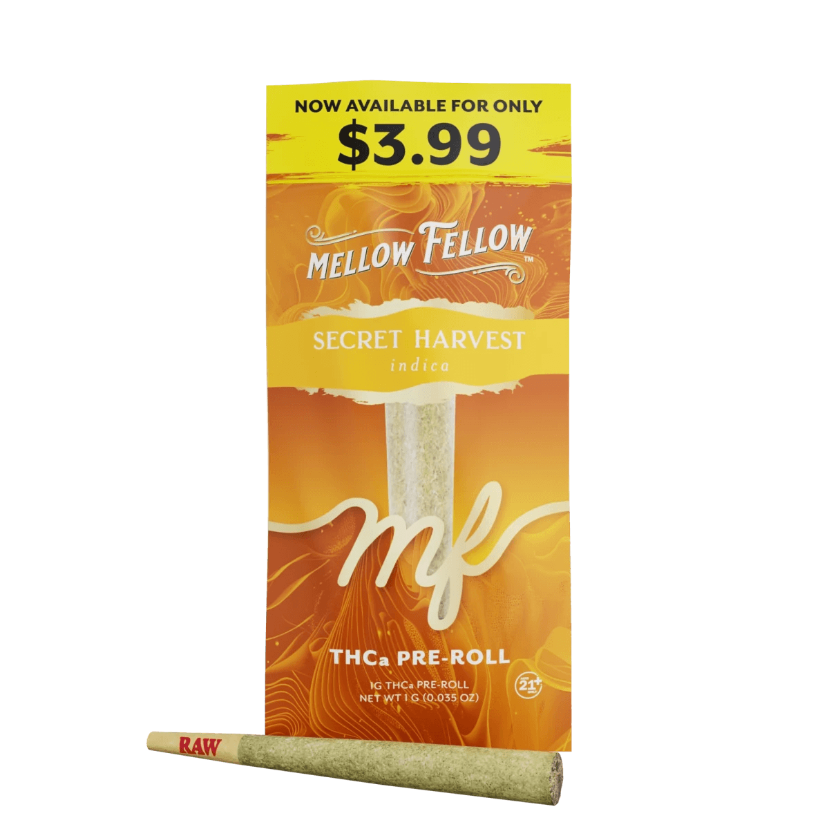 THCa 1g Preroll - Secret Harvest (Indica)