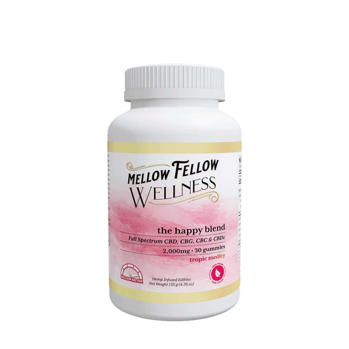 The Happy Blend - 2000mg - Tropic Medley - Mellow Fellow
