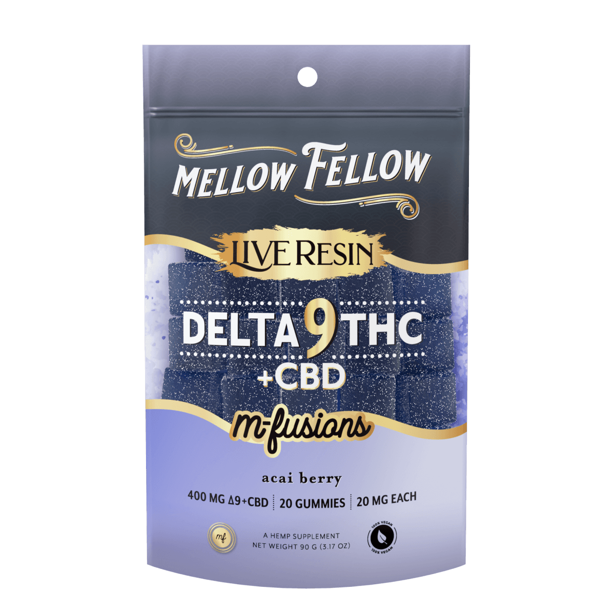 Delta 9 Live Resin Edibles 400mg - Acai
