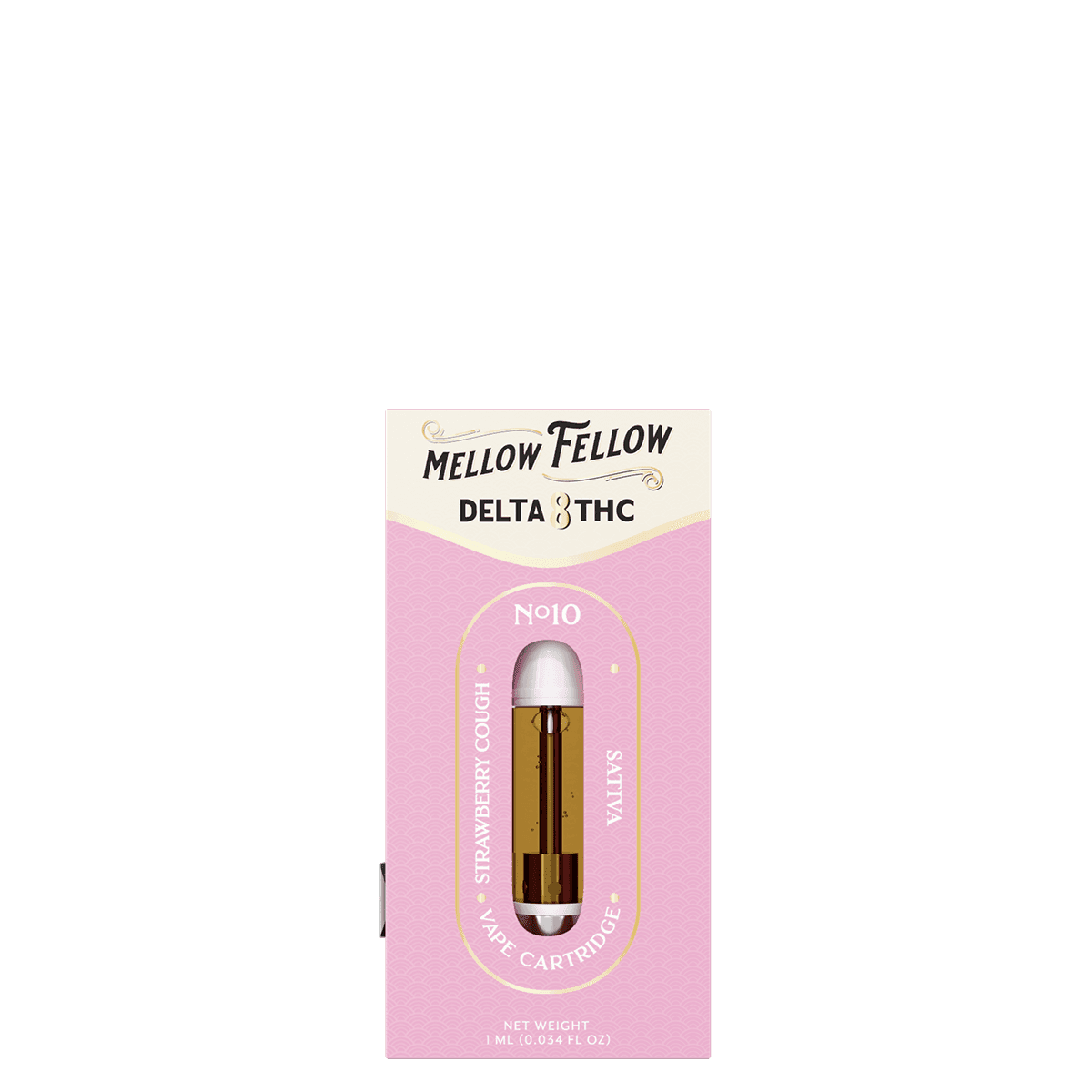 Delta 8 1ml Vape Cartridge - Strawberry Cough (Sativa)