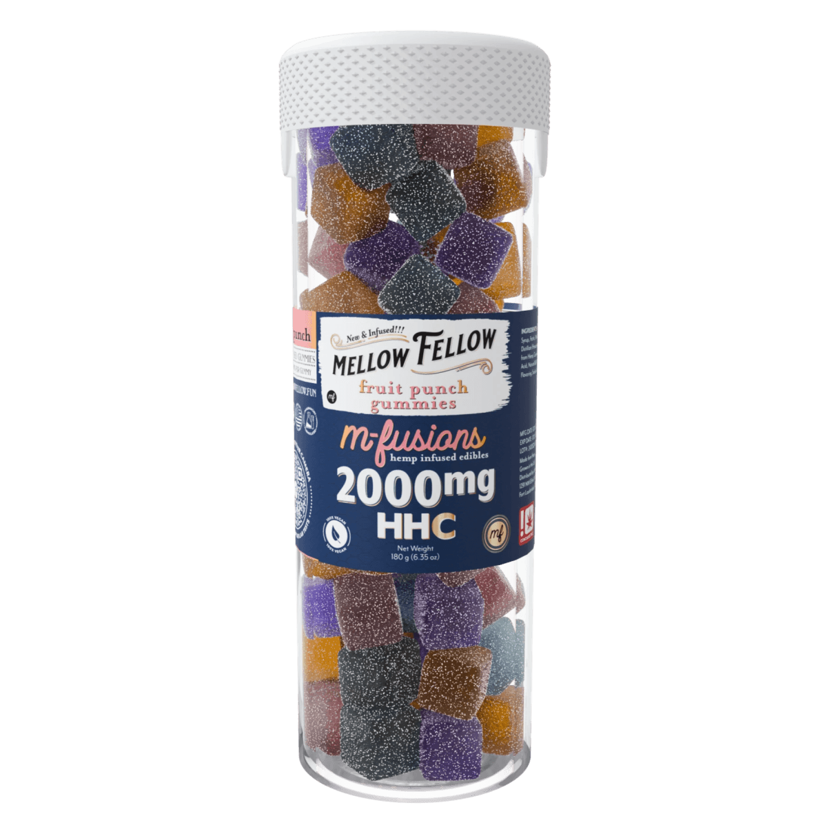 HHC M-Fusions Fruit Punch Gummies - 40 Ct. 2000mg
