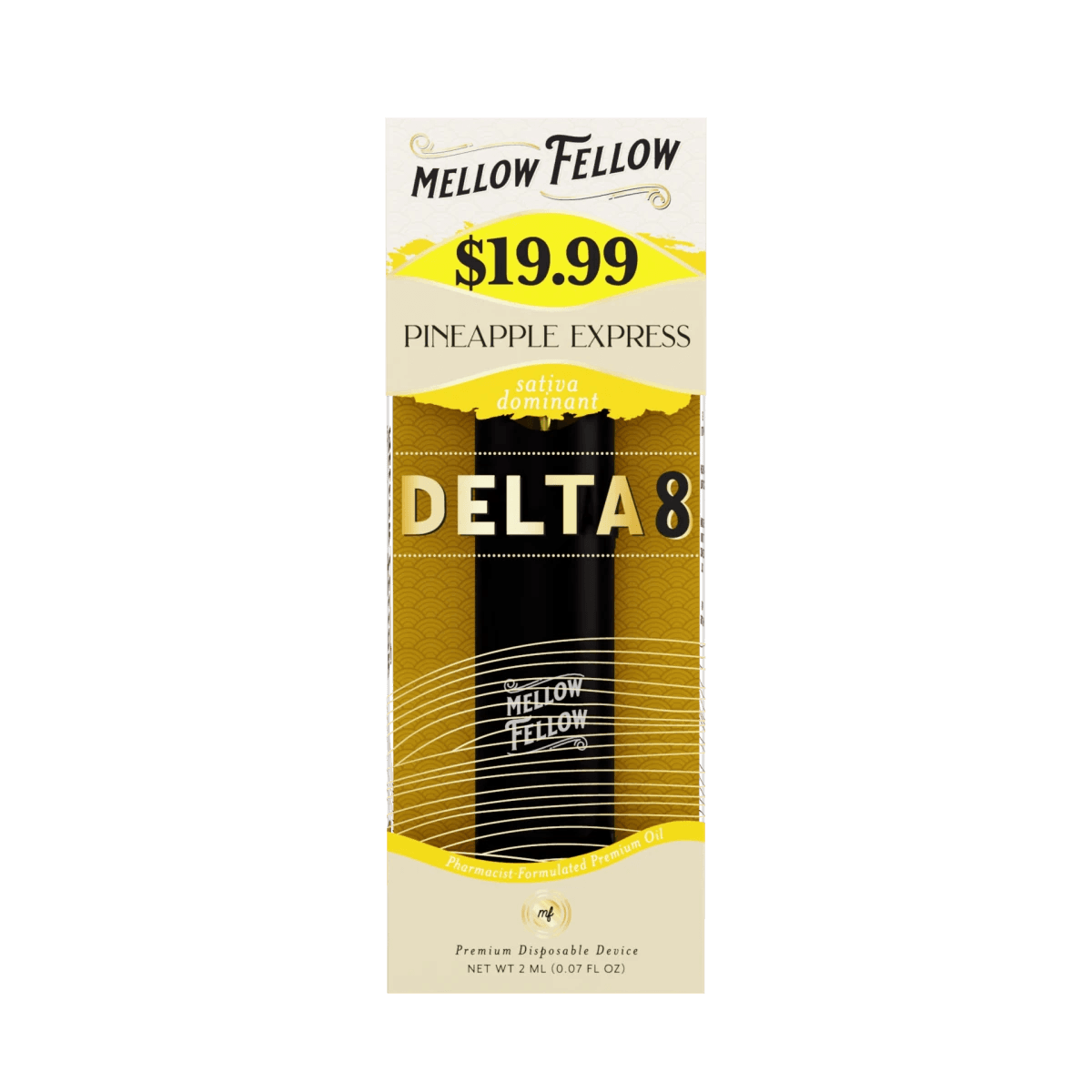Delta 8 Premium 2ML Disposable Vape - Pineapple Express (Sativa Dominant)