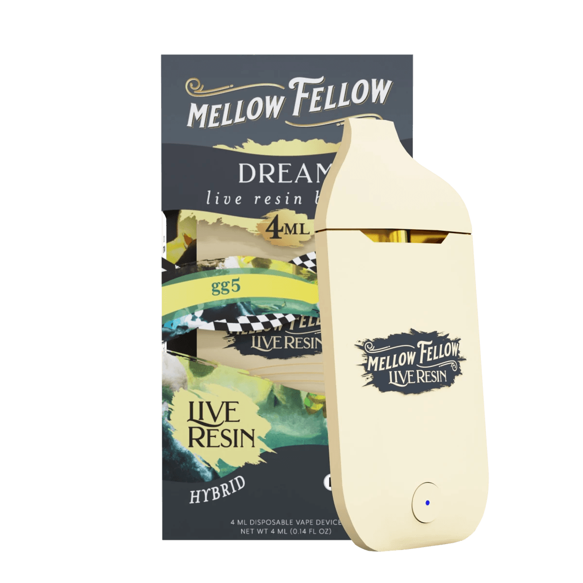 Dream Blend 4ml Live Resin Disposable Vape - GG5 (Hybrid)