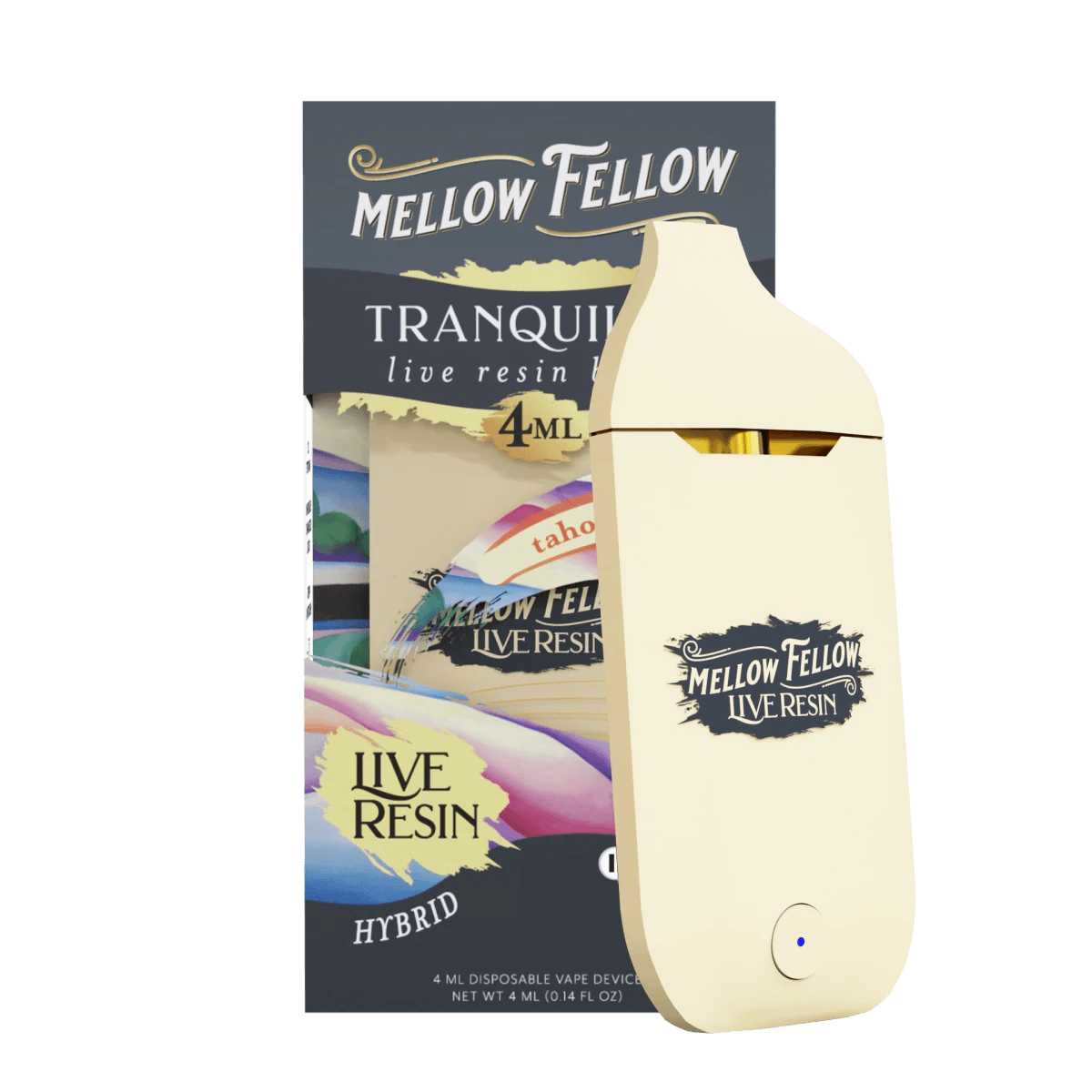 Tranquility Blend 4ml Live Resin Disposable Vape - Tahoe OG (Hybrid)
