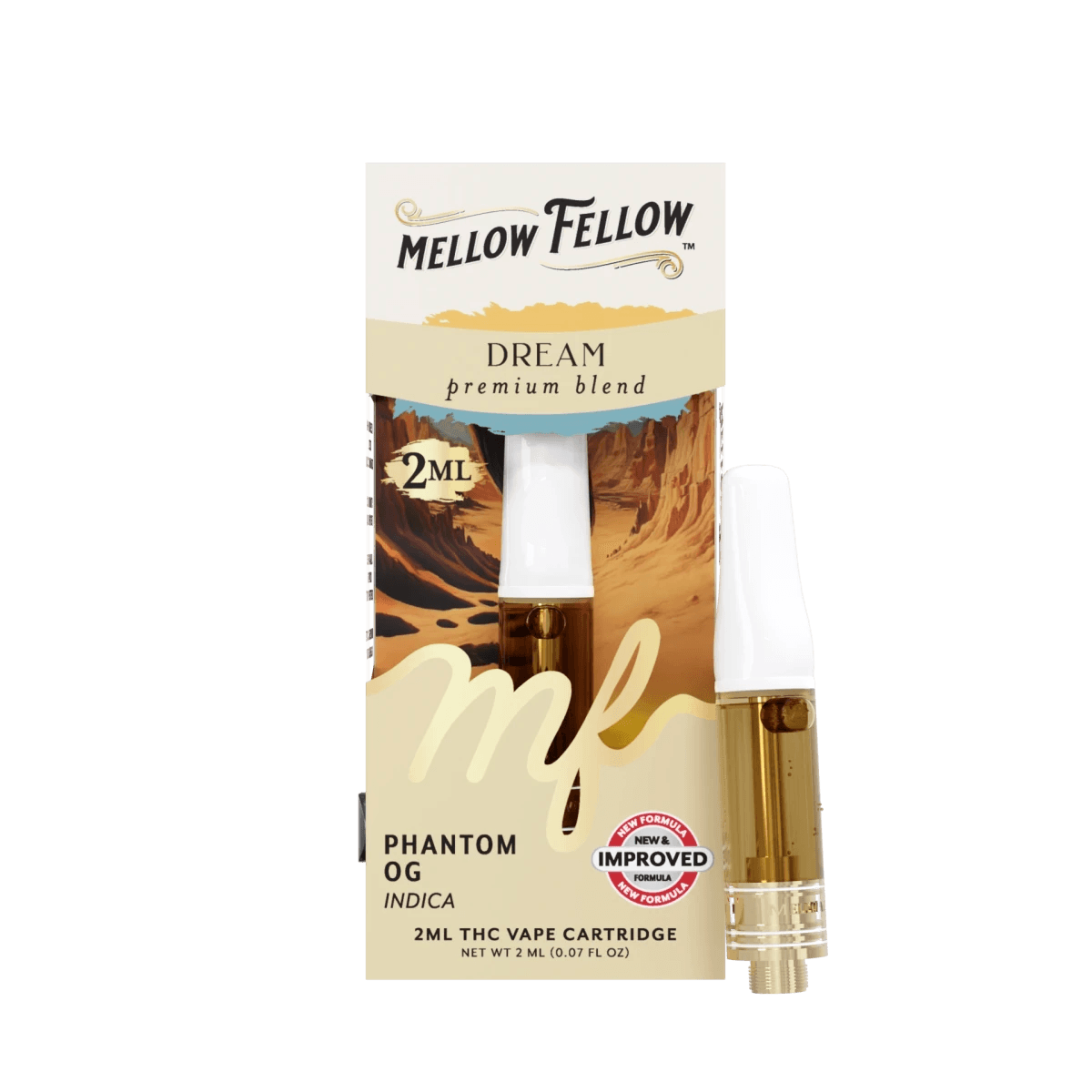 Dream Blend 2ml Vape Cartridge - Phantom OG (Indica)