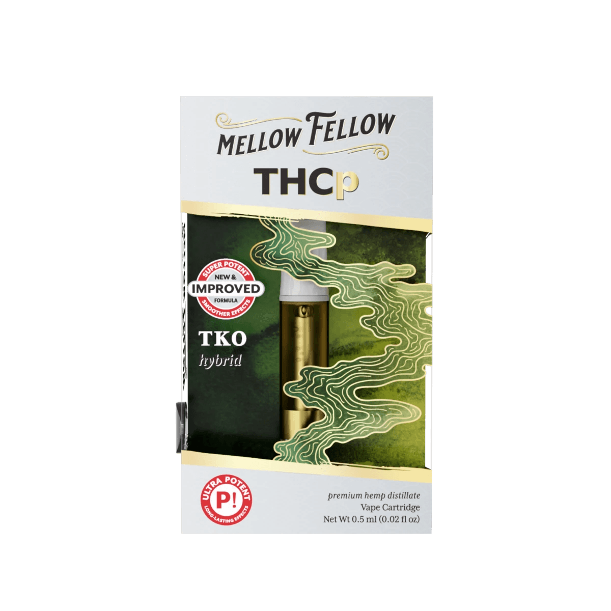 THCp 0.5ml Vape Cartridge - TKO (Hybrid) - Mellow Fellow