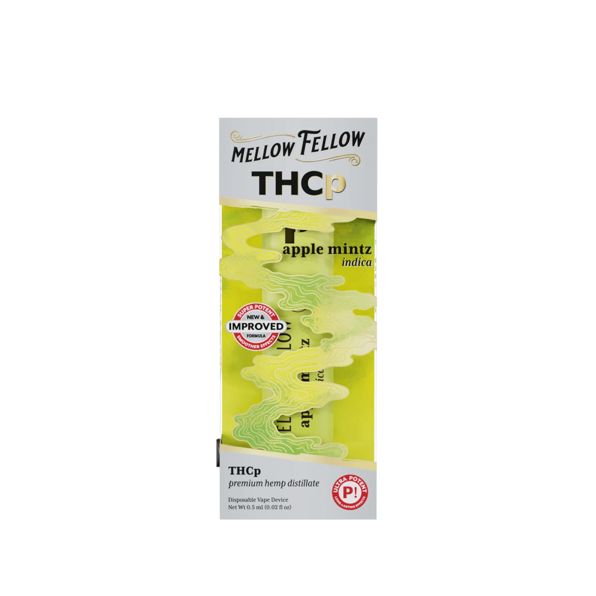 THCp 0.5g Disposable Vape - Apple Mintz (Indica)