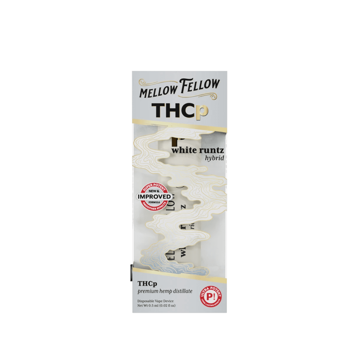 THCp 0.5g Disposable Vape - White Runtz (Hybrid)