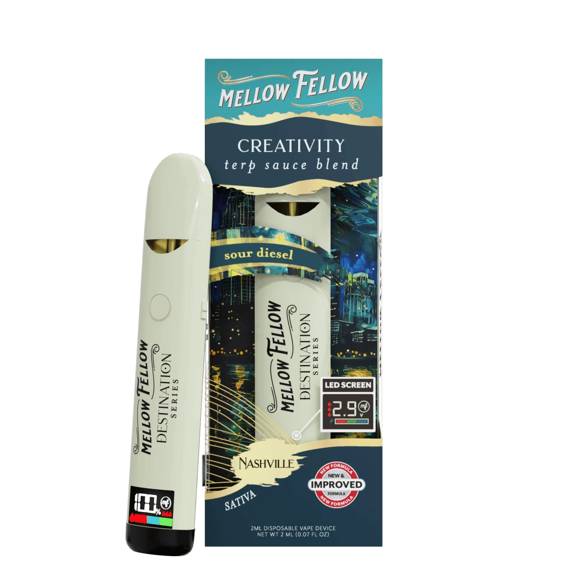Creativity Blend - Terp Sauce 2ml Disposable Vape - Sour Diesel (Sativa)
