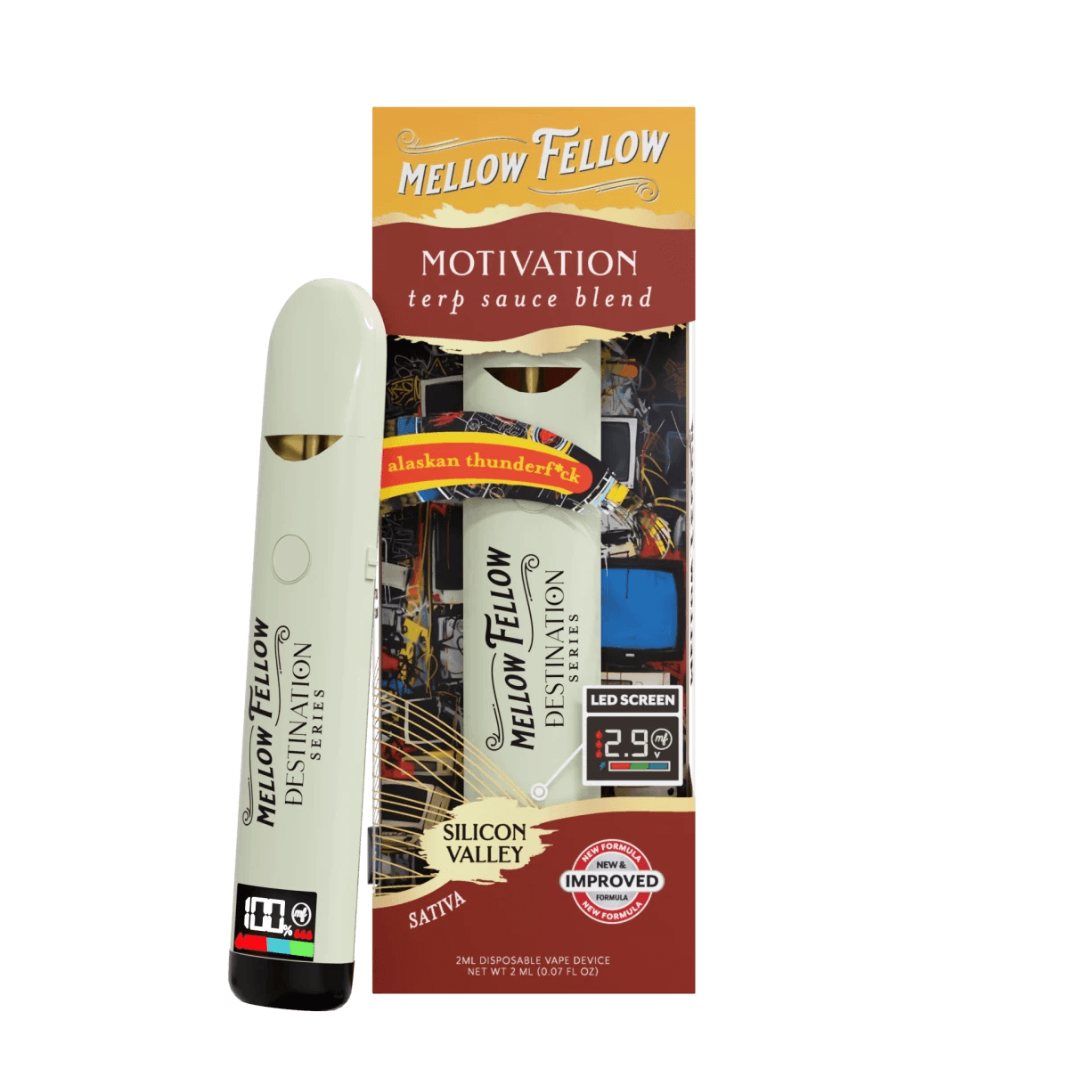 Motivation Blend - Terp Sauce 2ml Disposable Vape - Alaskan Thunderf*ck (Sativa)
