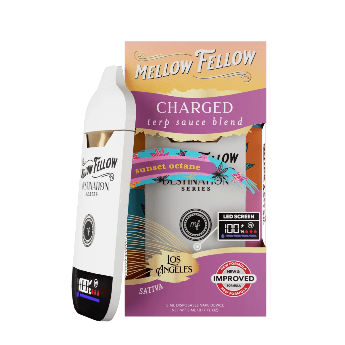 Charged Blend - Terp Sauce 5ml Disposable Vape - Sunset Octane (Sativa)