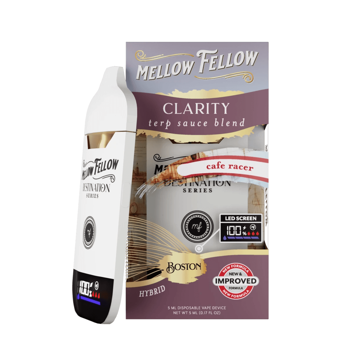 Clarity Blend - Terp Sauce 5ml Disposable Vape - Cafe Racer (Hybrid)