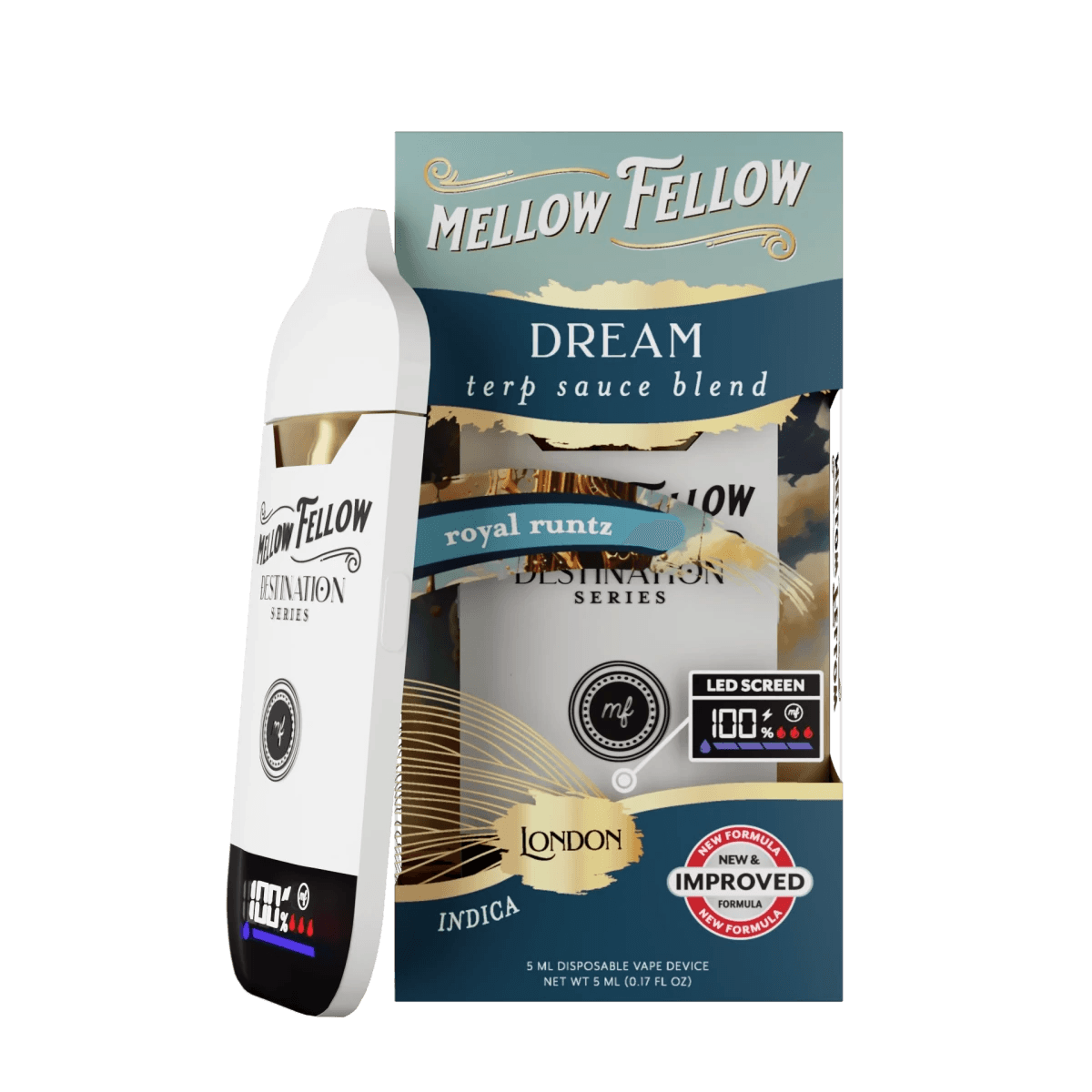 Dream Blend - Terp Sauce 5ml Disposable Vape - Royal Runtz (Indica) - Mellow Fellow