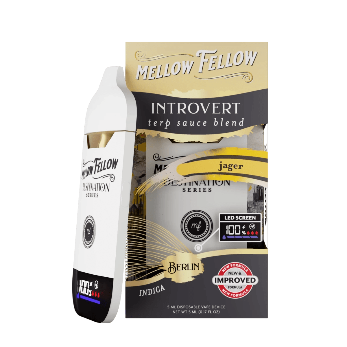 Introvert Blend - Terp Sauce 5ml Disposable Vape - Jager (Indica)