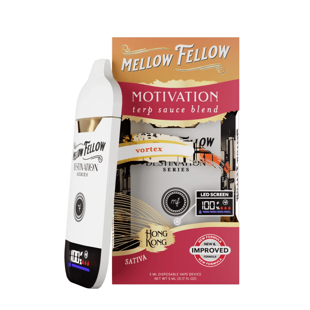 Motivation Blend - Terp Sauce 5ml Disposable Vape - Vortex (Sativa)