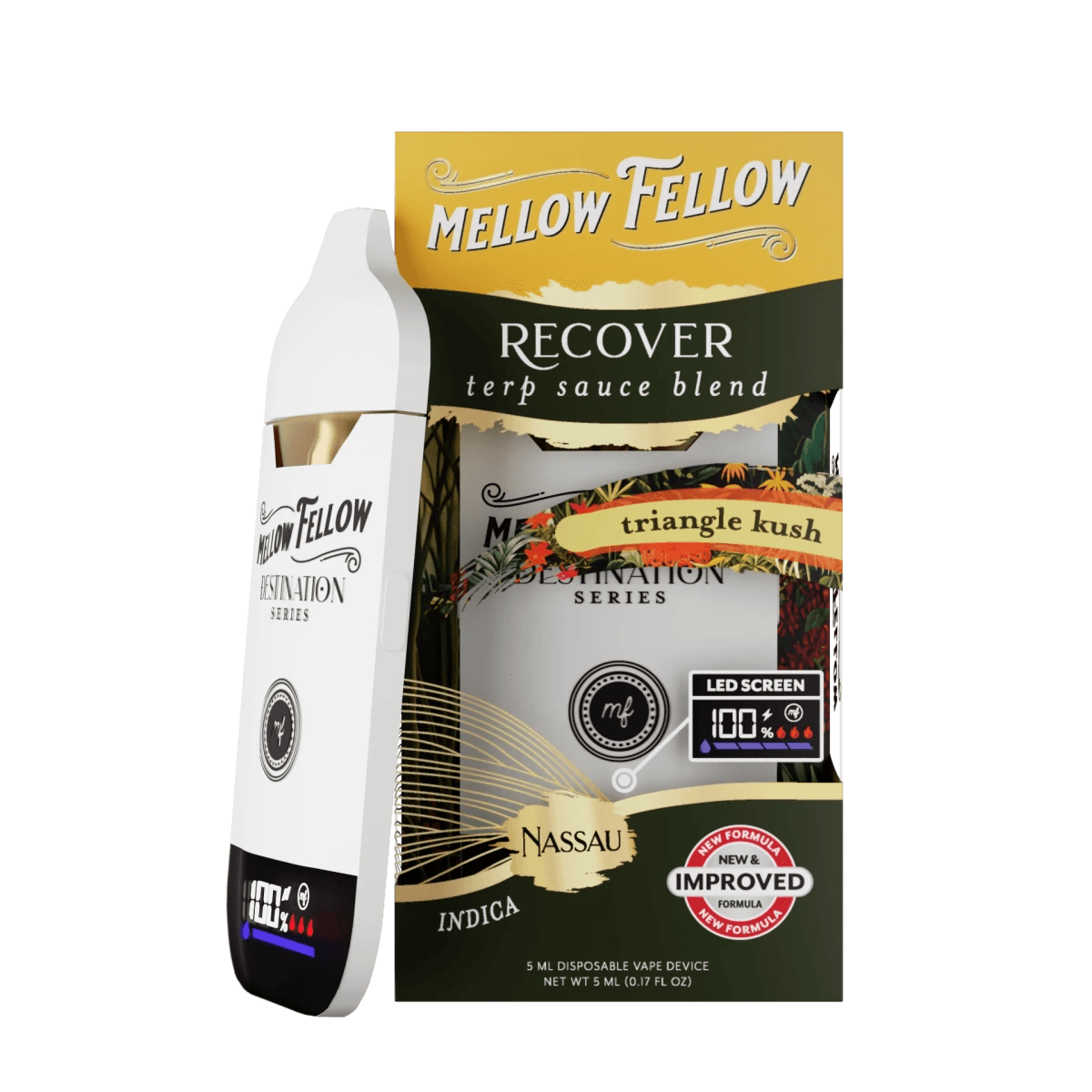 Recover Blend - Terp Sauce 5ml Disposable Vape - Triangle Kush (Indica)