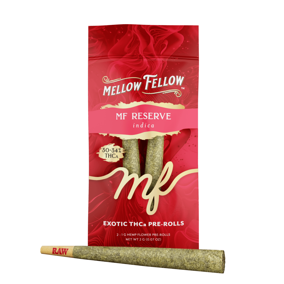 THCa Prerolls - 2 pc 2g Private Reserve Exotic - MF Reserve (Indica)