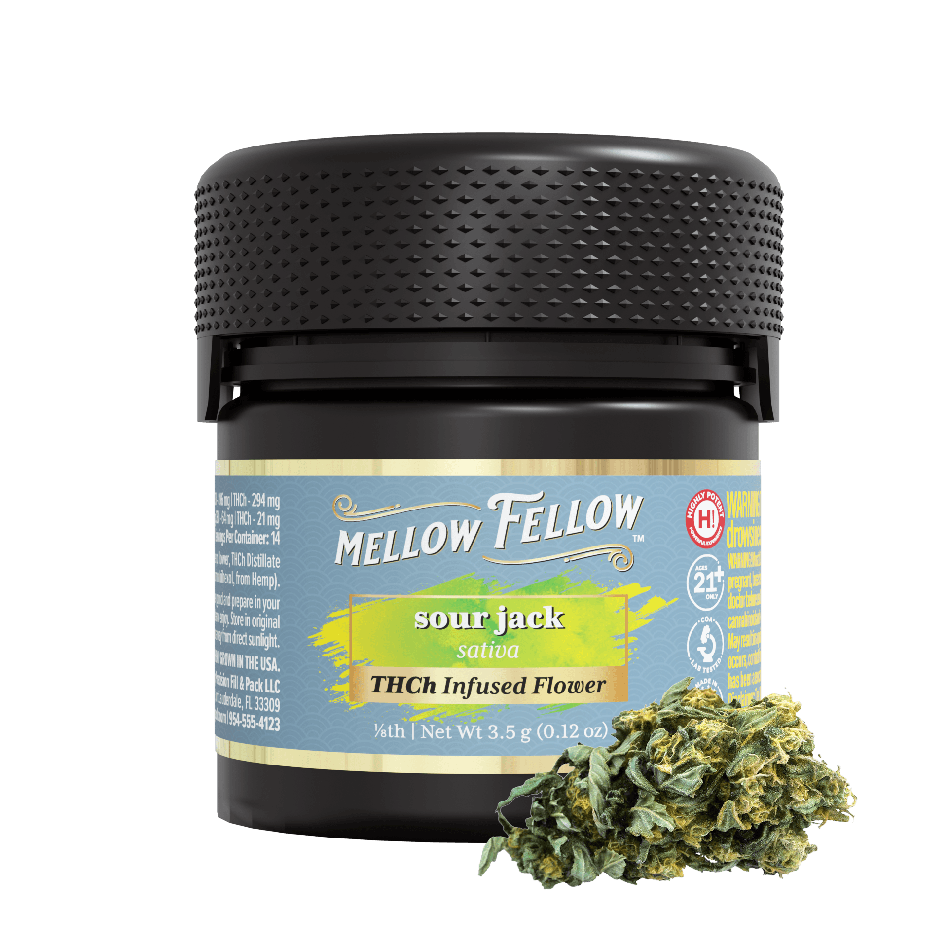 THCh 3.5g Infused Flower - Sour Jack (Sativa)