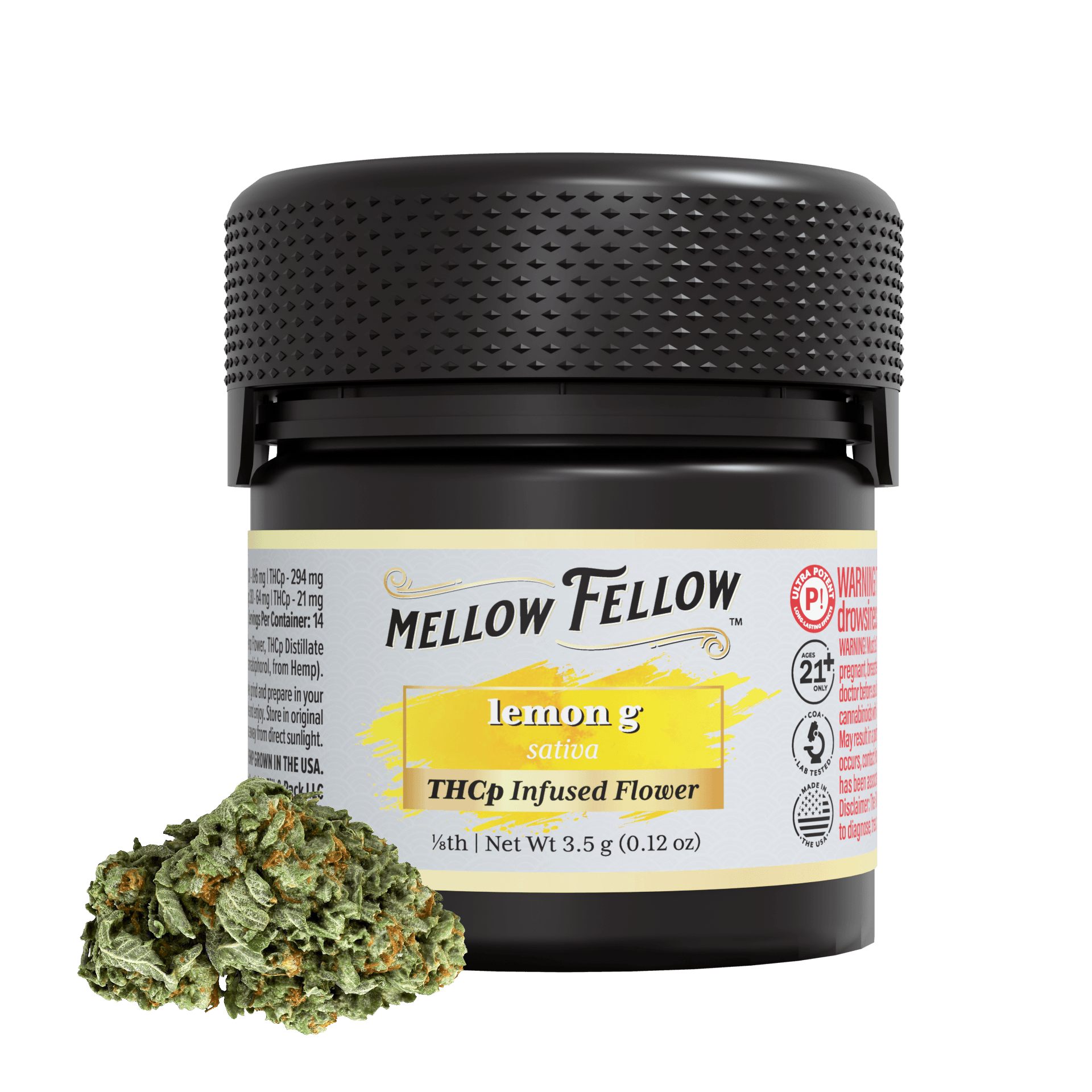 THCp 3.5g Infused Flower - Lemon G (Sativa)