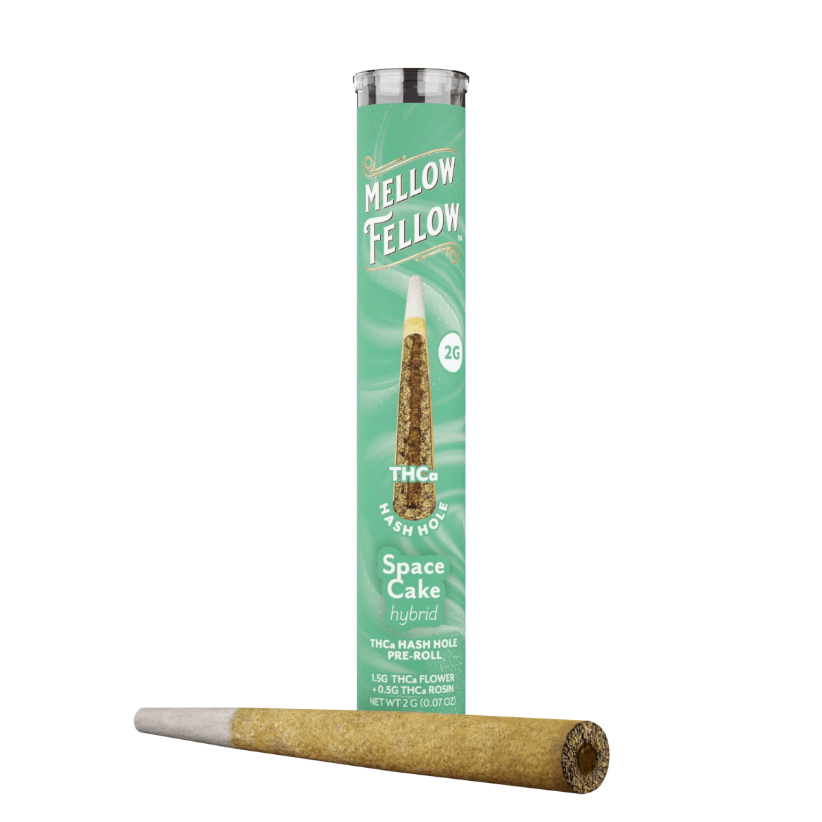 THCa 2g Hash Hole Prerolls - Space Cake (Hybrid)