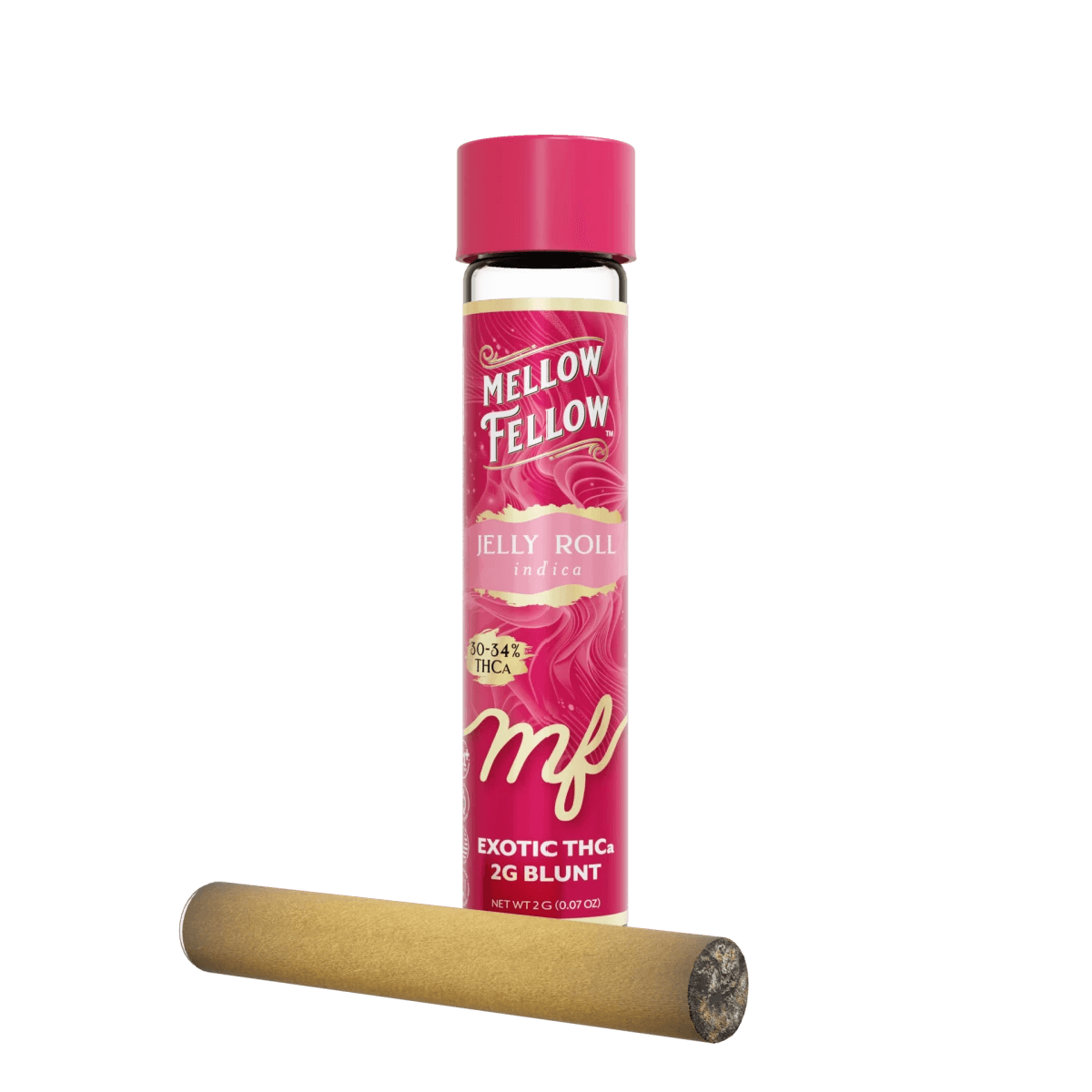 THCa 2g Prerolled Exotic Blunt - Jelly Roll (Indica)