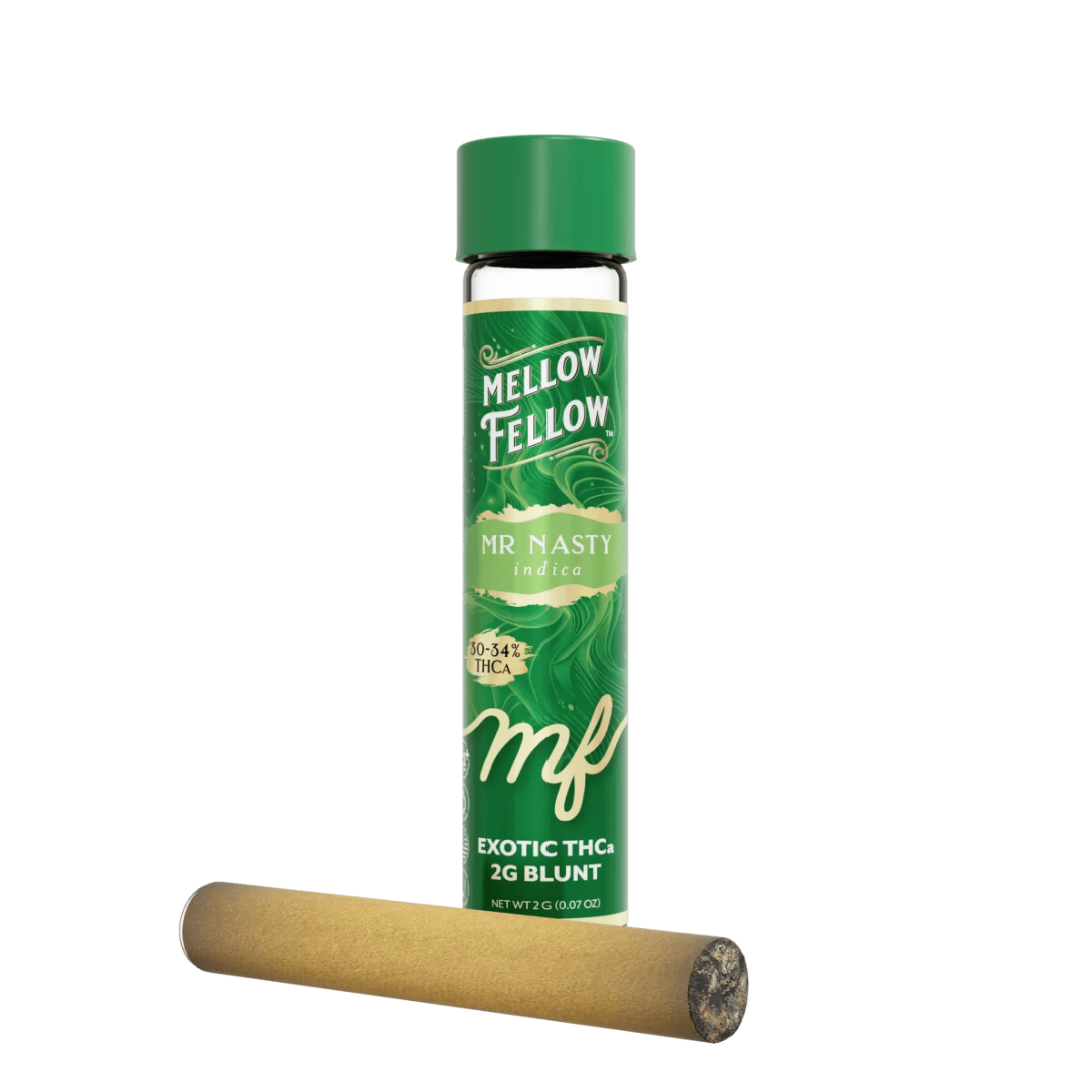 THCa 2g Prerolled Exotic Blunt - Mr. Nasty (Indica)