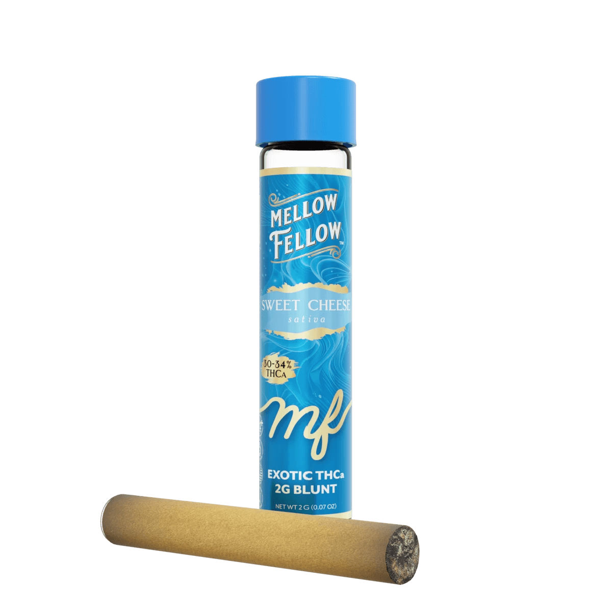 THCa 2g Prerolled Exotic Blunt - Sweet Cheese (Sativa)