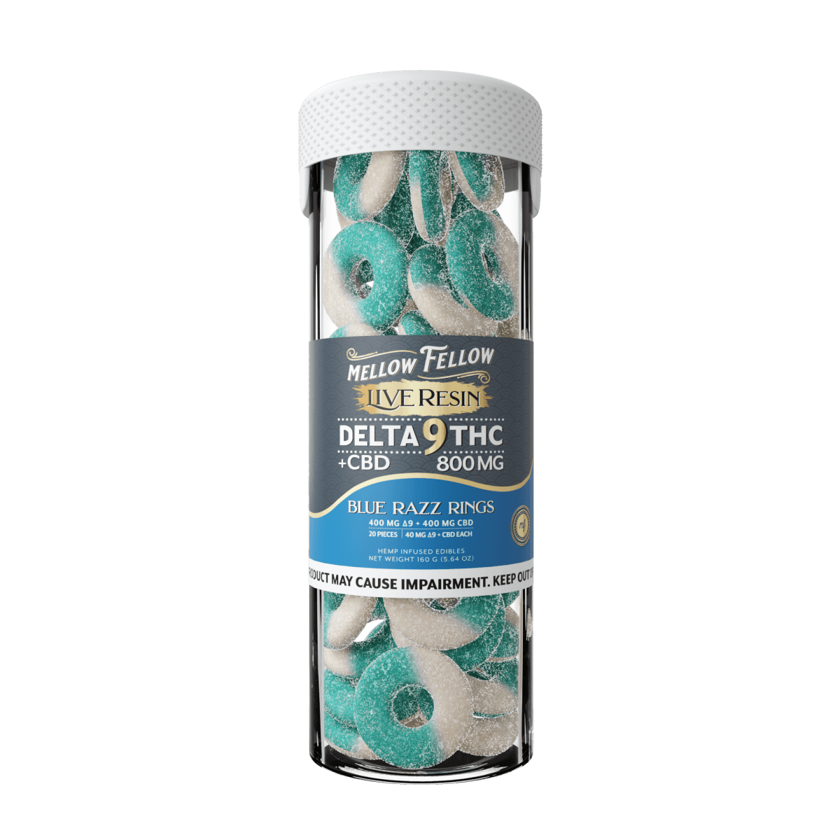 Delta 9 Live Resin Blue Razz Rings