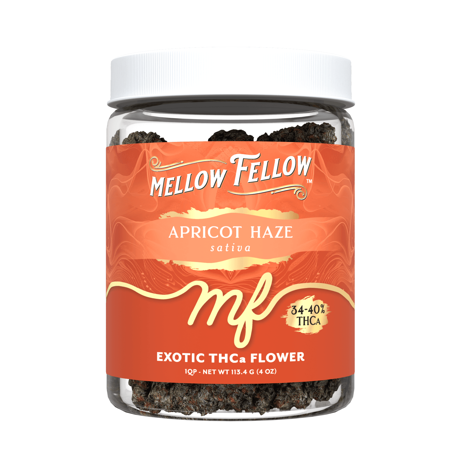 Exotic THCa Flower - QP (4 oz) - Apricot Haze (Sativa)