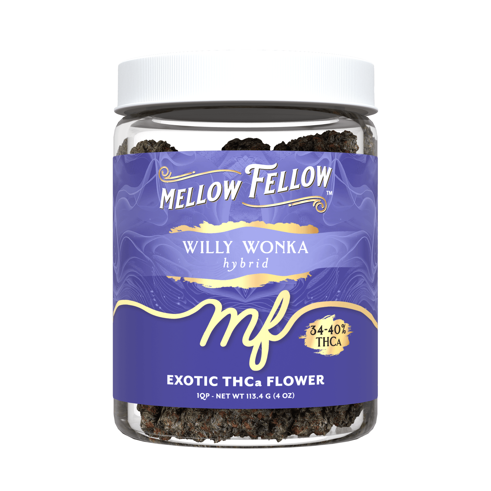 Exotic THCa Flower - QP (4 oz) - Willy Wonka (Hybrid)