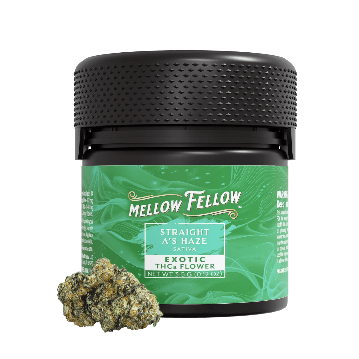 THCa 3.5g Exotic Flower - Straight A’s Haze (Sativa)