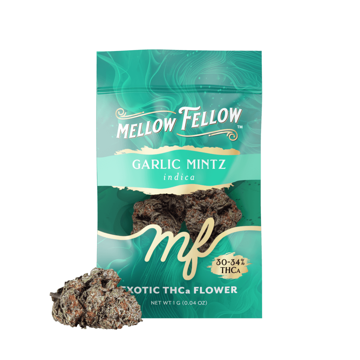 Exotic THCa Flower - 1g Sachets - Garlic Mintz (Indica)