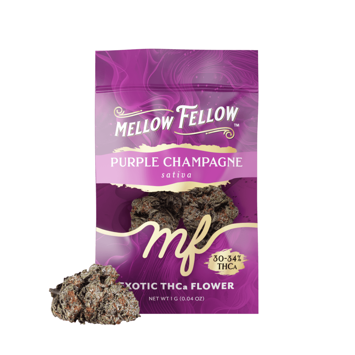 Exotic THCa Flower - 1g Sachets - Purple Champagne (Sativa)