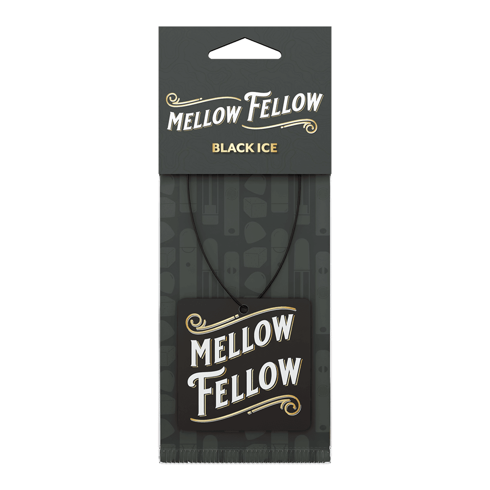 Air Freshener - Black Ice (Mellow Fellow Logo)
