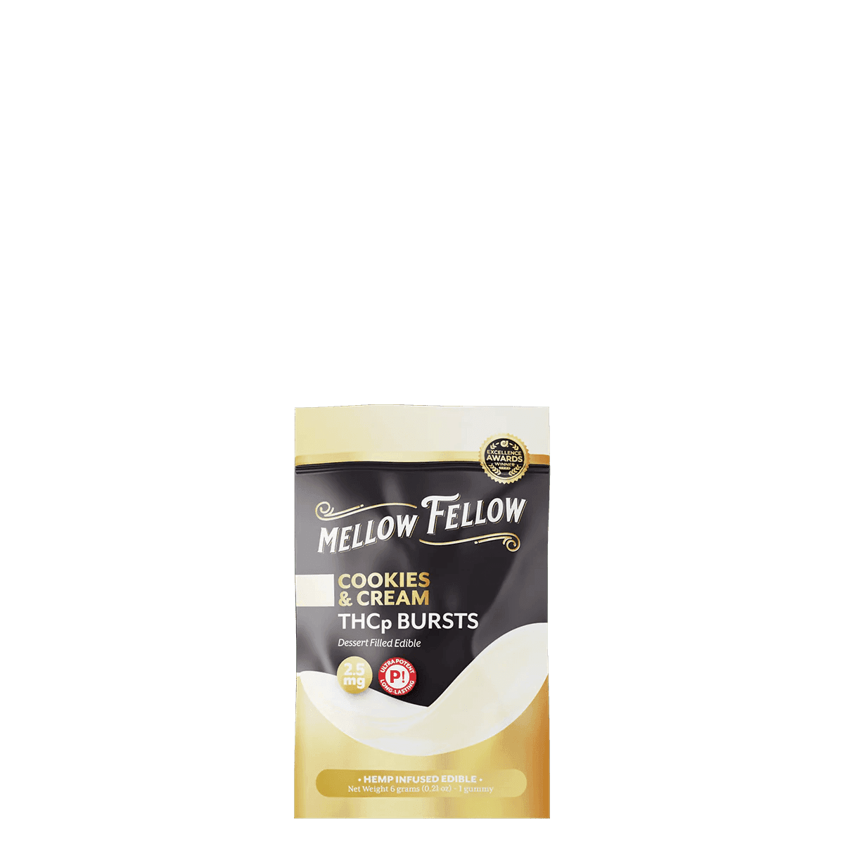 THCp Bursts Edibles - Cookies & Cream - 2.5mg