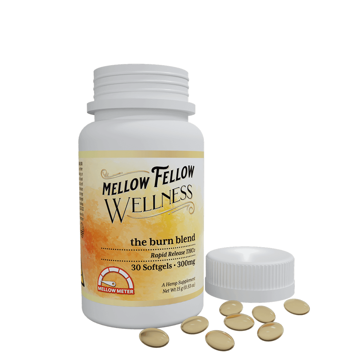 The Burn Blend Softgels - 300mg - Mellow Fellow