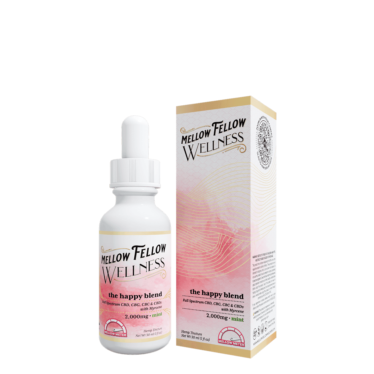 The Happy Blend CBD Tincture - 2000mg - Mint