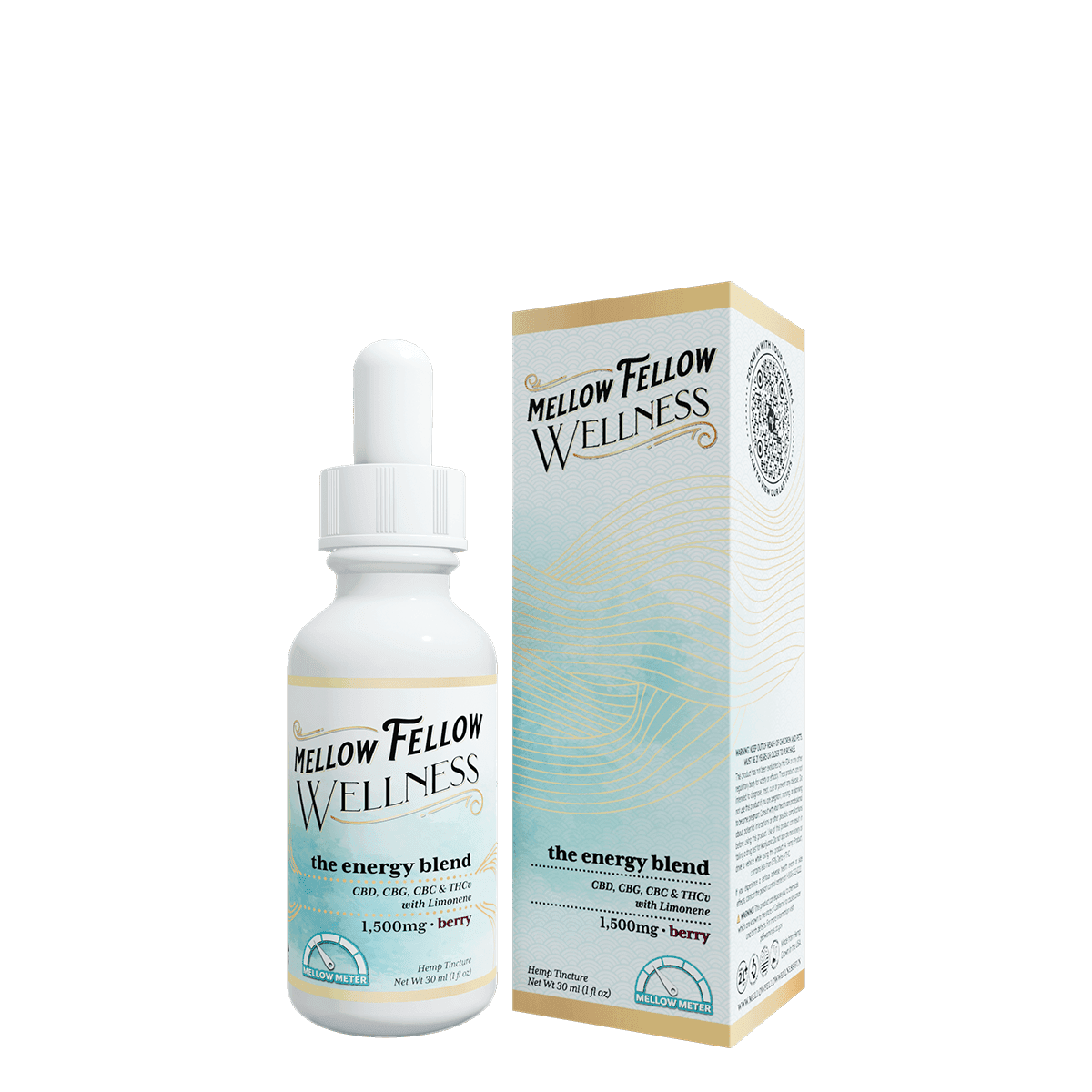 The Energy Blend CBD Tincture - 1500mg - Berry