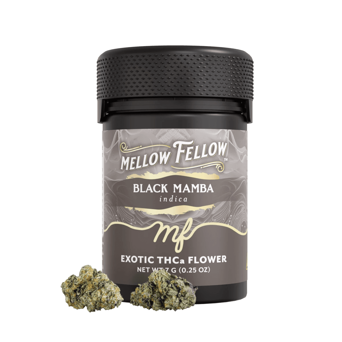 Exotic THCa Flower - 7g Jars - Black Mamba (Indica)